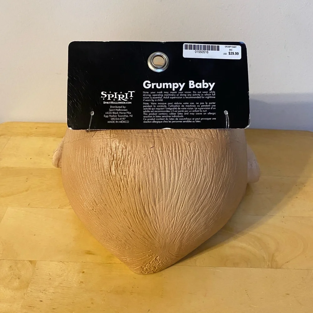 Spirit Tan Grumpy Baby Latex Mask